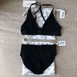 The kit triangle bralette and panty size 1